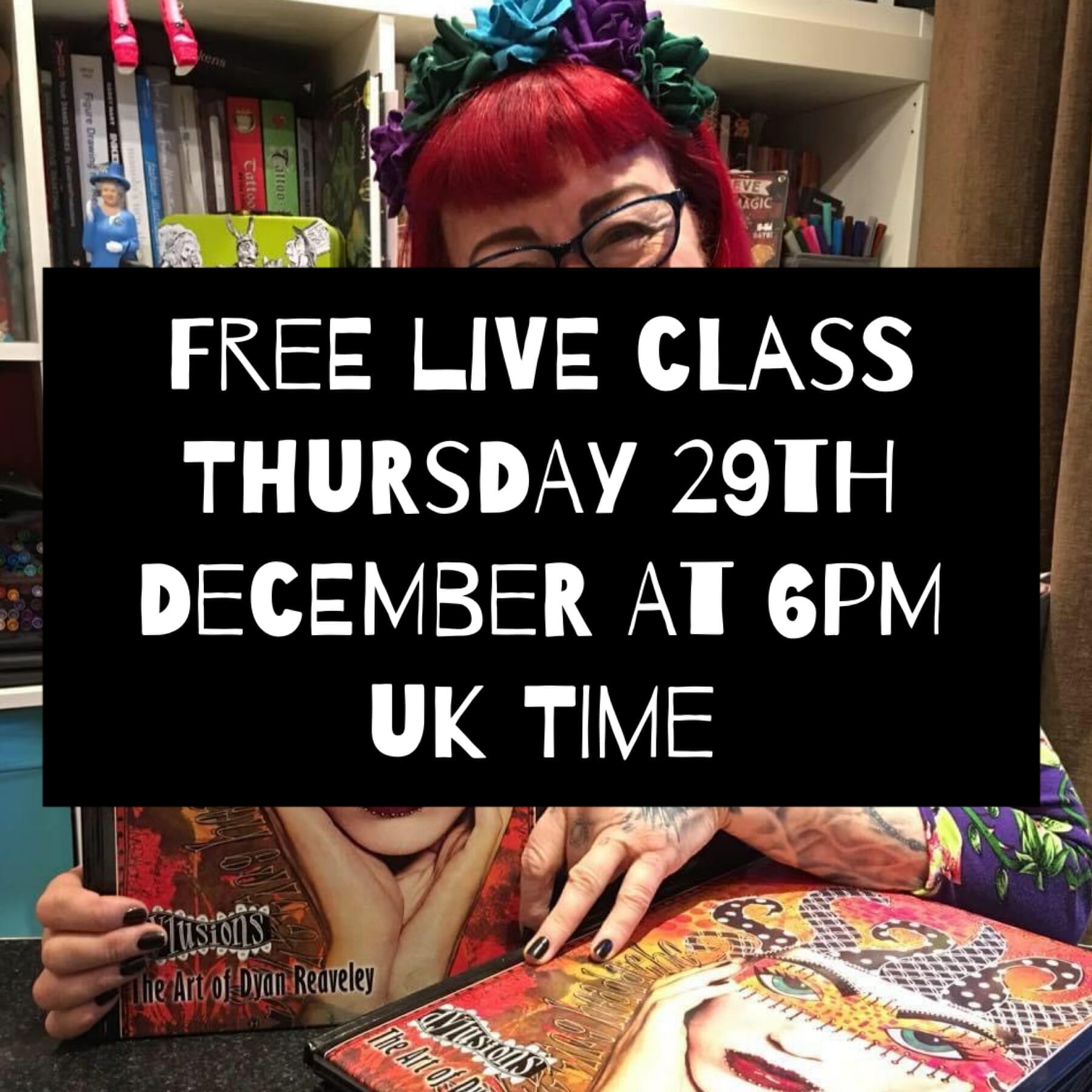 FREE CLASS With Dyan Reaveley Thursday 29th December 2022 at